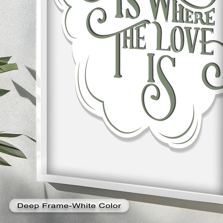 Home Is Where the Love Is – Oil Painting - MyPhotoStation