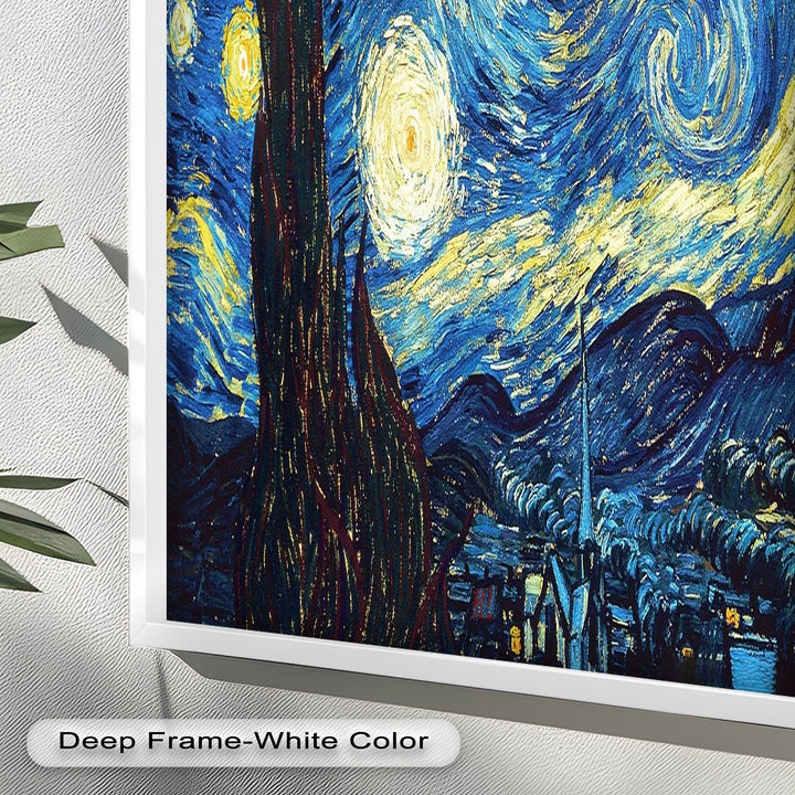 The Starry Night by Vincent van Gogh – Post-Impressionist Oil Painting