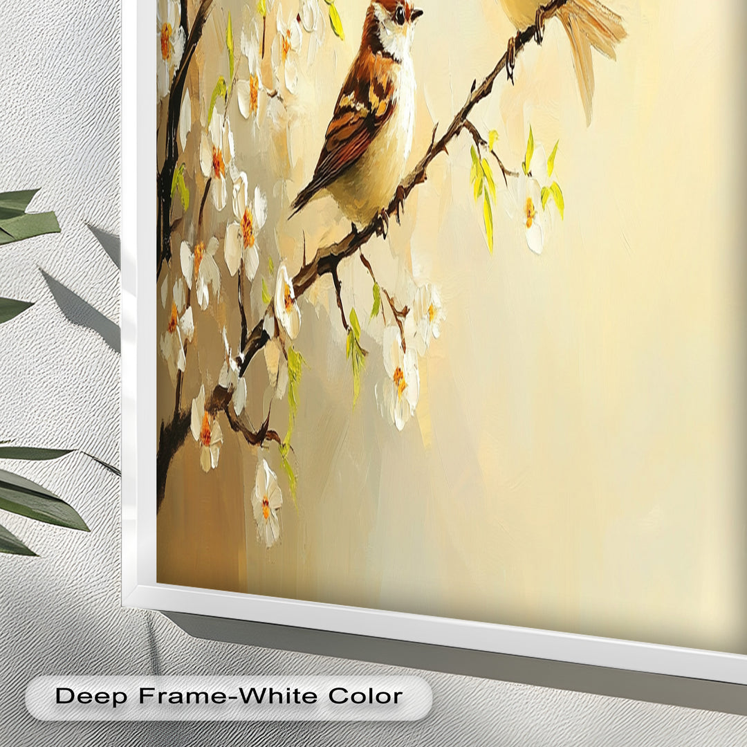 Spring Conversation – Animal Oil Painting