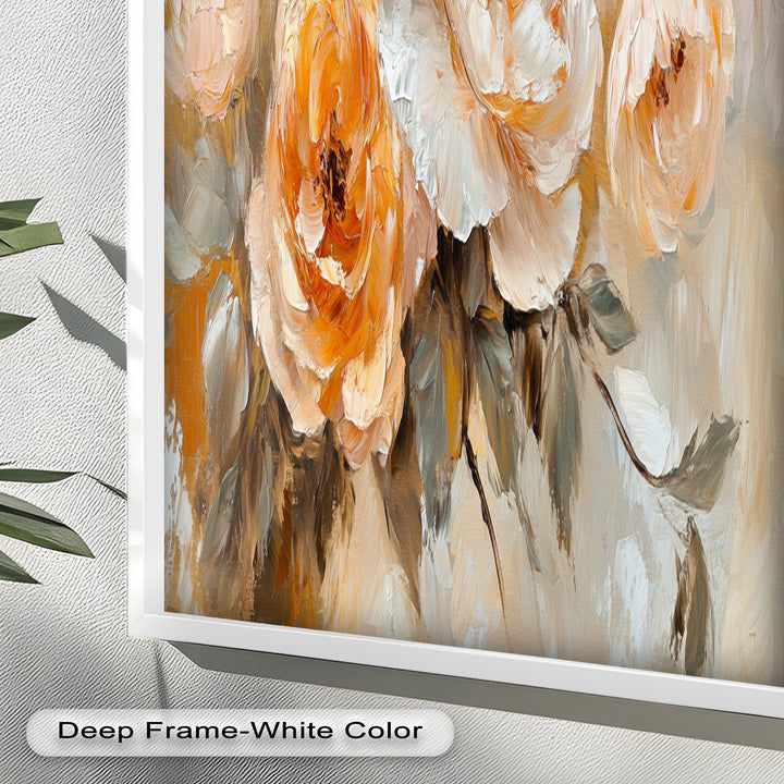 Peony Flowers – Botanical Oil Painting
