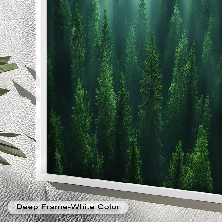 Misty Forest Landscape – Enchanting Nature Oil Painting