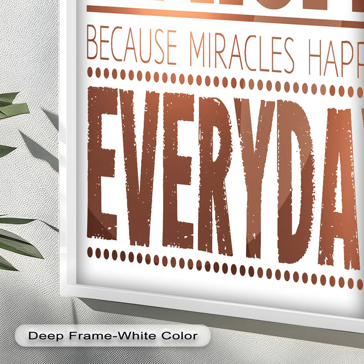 Believe in Hope – Motivational Oil Painting - MyPhotoStation