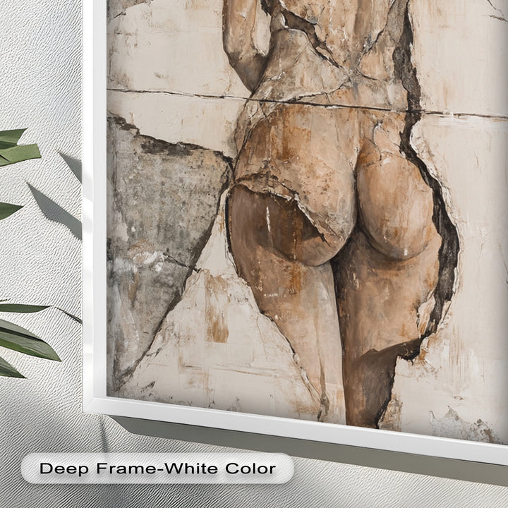 Cracked Grace – Figurative Nude Oil Painting