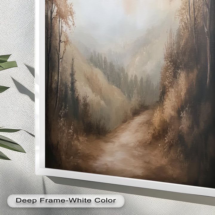 Forest Path – Framed Landscape Oil Painting