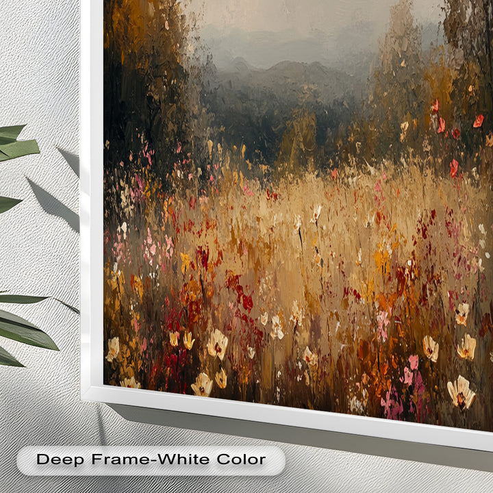 Classic Wildflower Art – Timeless Floral Oil Painting