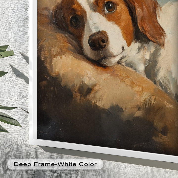 Resting Soul – Loyal Dog Animal Oil Painting