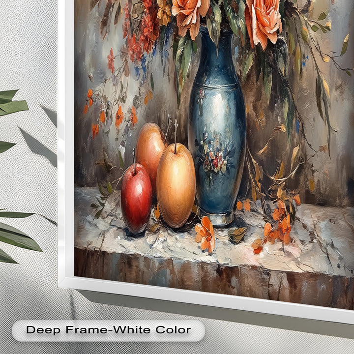 Vintage Floral Harmony – Still Life Oil Painting