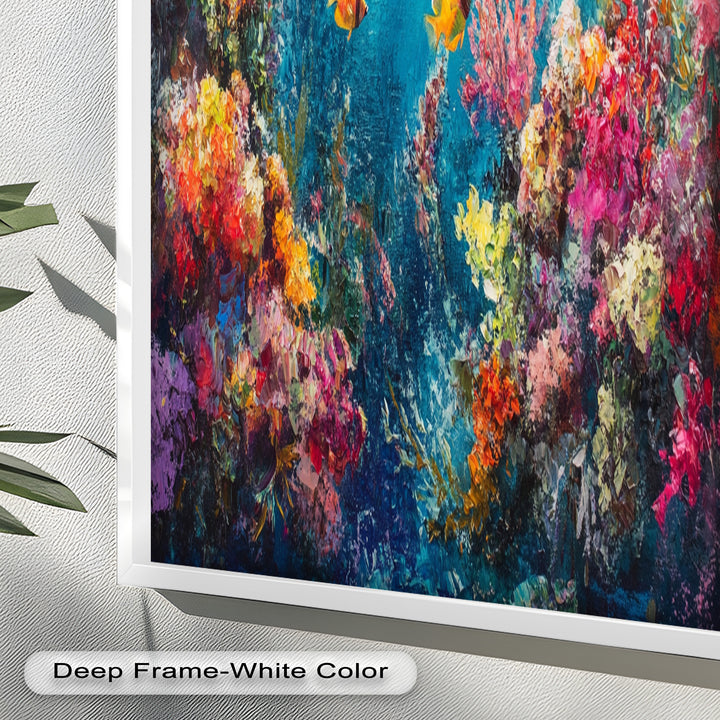 Coral Reef with Tropical Fish – Animal Oil Painting