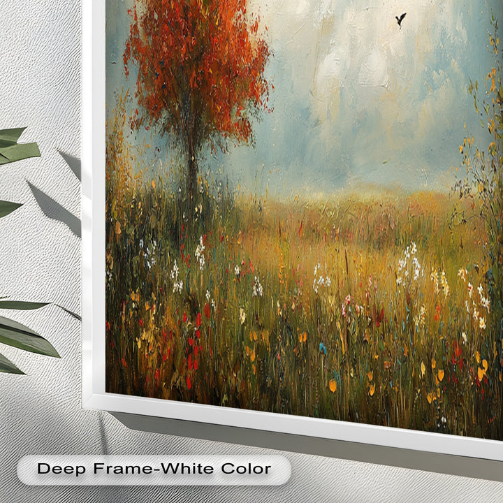 Autumn Serenity – Tree Landscape Oil Painting