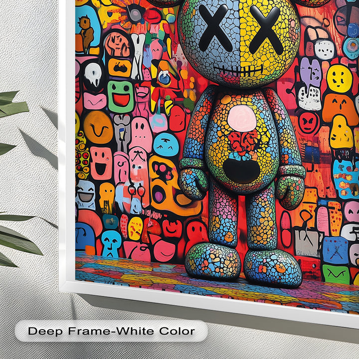 Mosaic Madness – KAWS Oil Painting