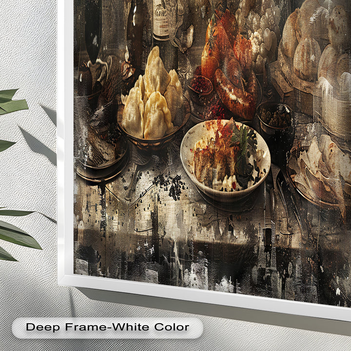 Rustic Feast – Vintage Culinary Still Life Food Painting