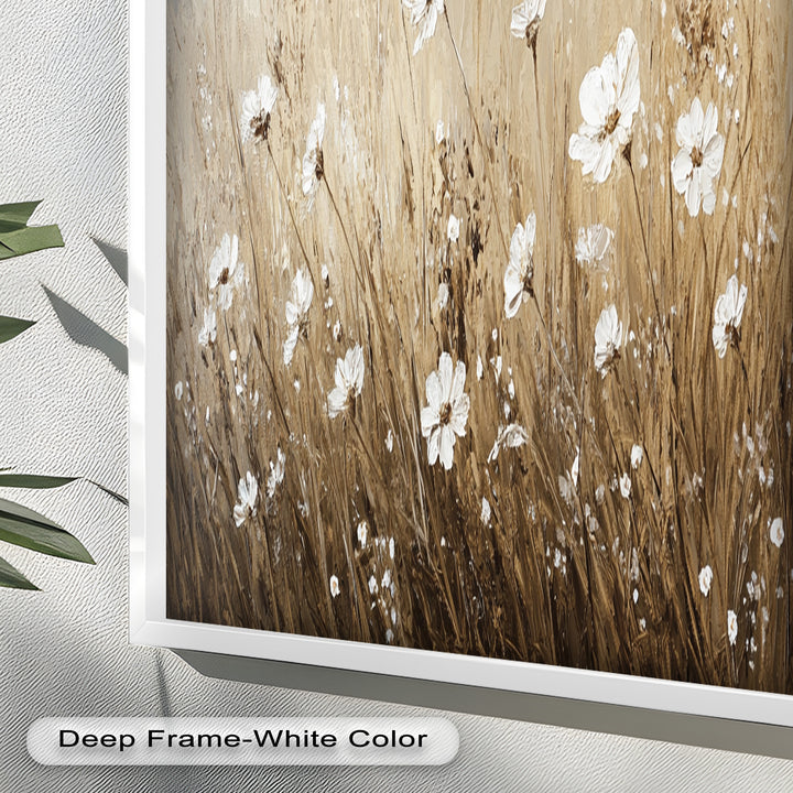 Whispers of Wheat – Floral Oil Painting