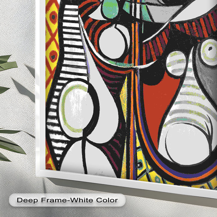 Reflected Identity – Mirror Portrait Picasso Oil Painting