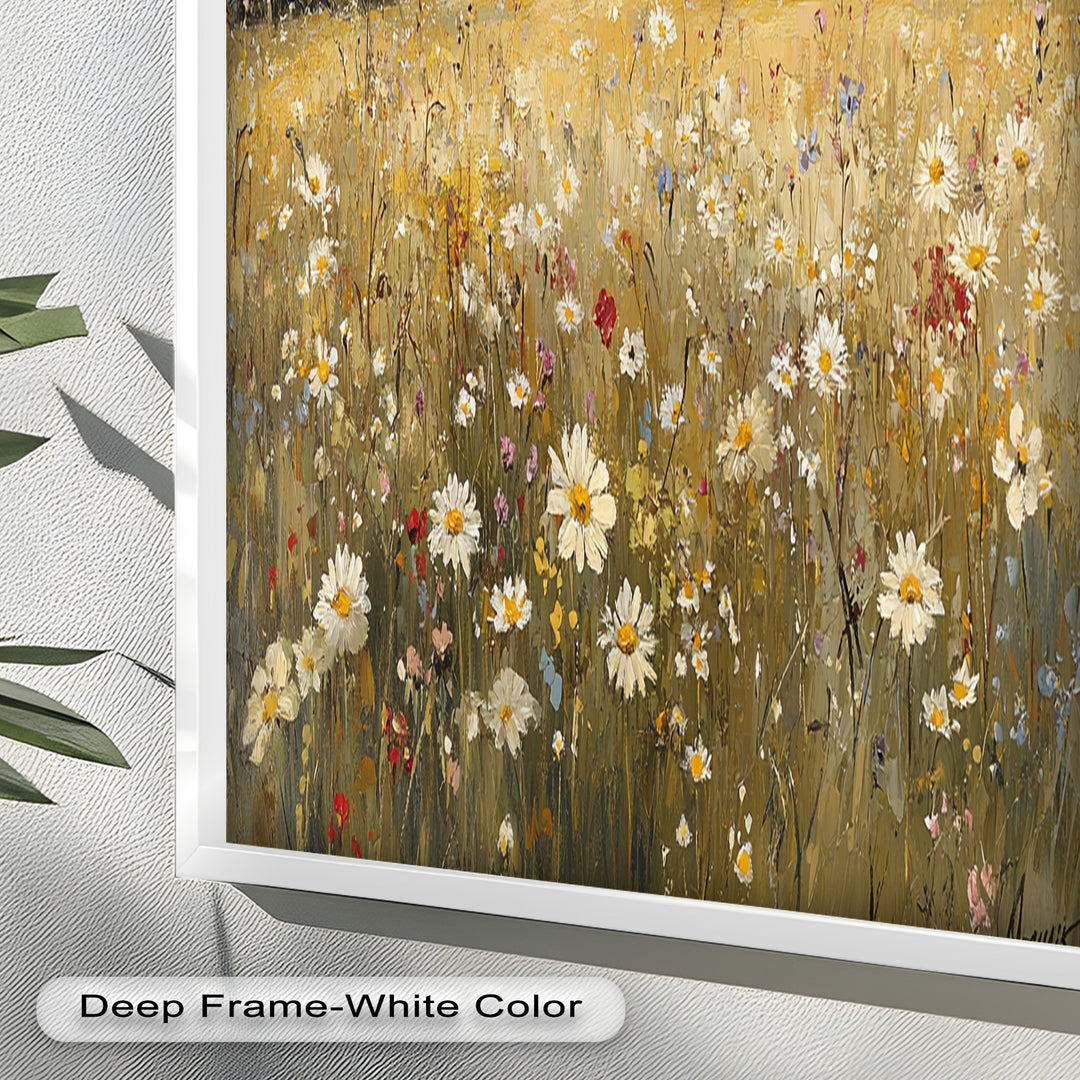 Countryside Bloom – Floral Oil Painting