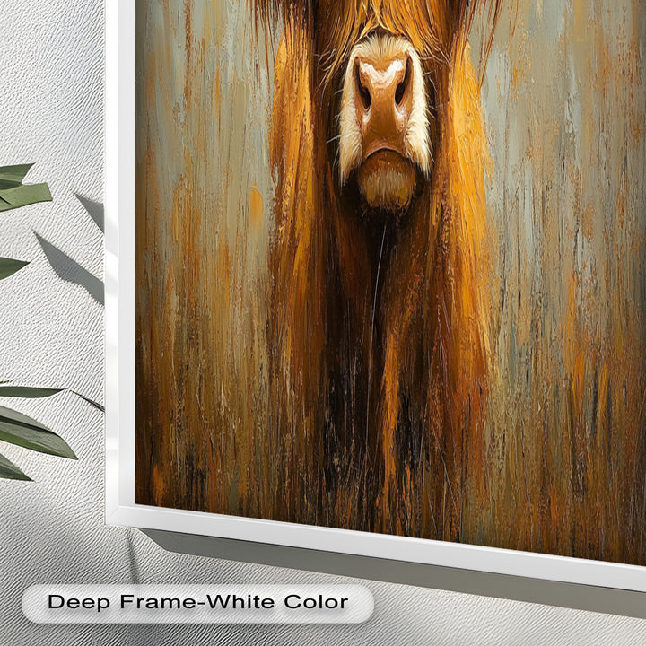 Highland Cow – Animal Oil Painting