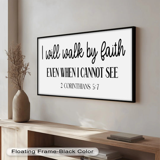 I Will Walk by Faith – Christian Oil Painting - MyPhotoStation