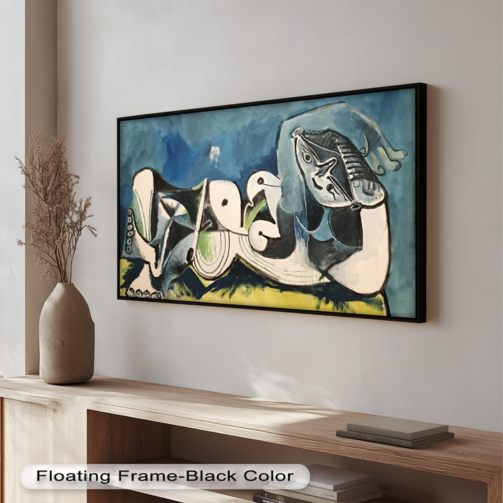 Resting in Abstraction – Reclining Figure Picasso Oil Painting