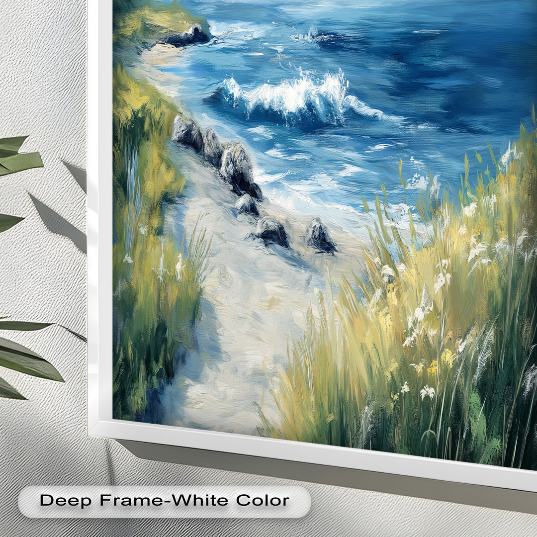 Ocean Breeze – Seaside Landscape Oil Painting