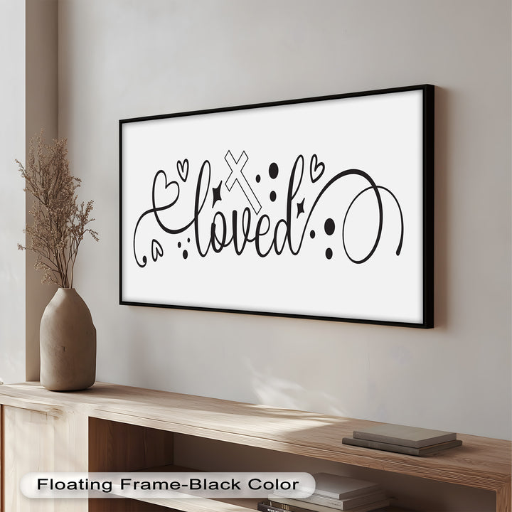 You Are Loved – Christian Bible Verse Oil Painting