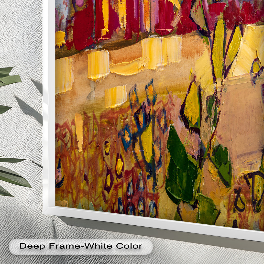Sunlit Homestead – Expressive Impressionist Oil Painting