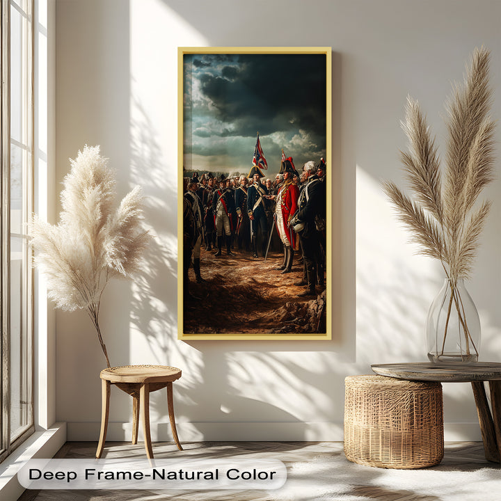 Surrender of Power – Revolutionary Oil Painting
