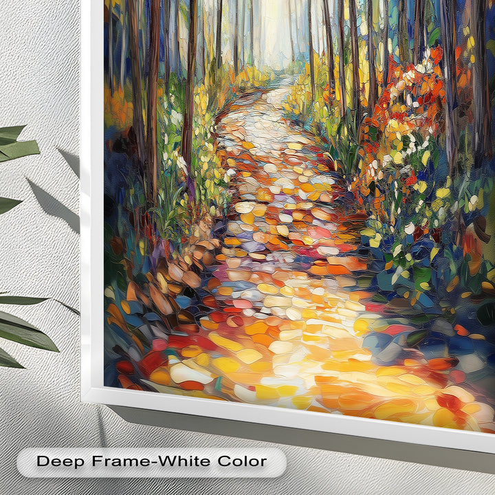 Forest Road to Somewhere – Expressive Oil Painting