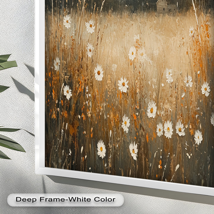 Golden Meadow – Wildflower Oil Painting