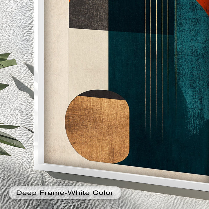 Modern Resonance – Abstract Geometric Oil Painting