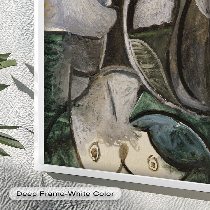 Fragmented Grace – Expressive Female Form in Picasso-Style Oil Painting