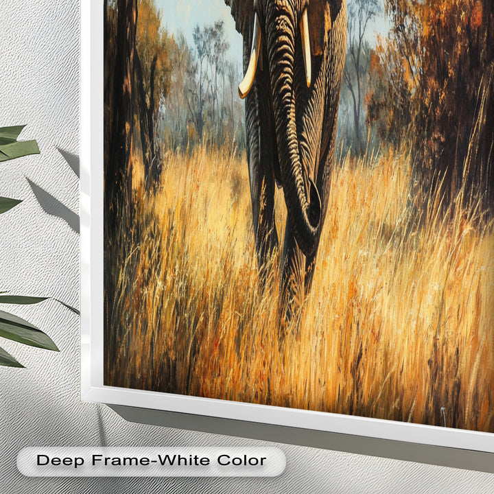 Guardian of the Wild – Elephant Oil Painting