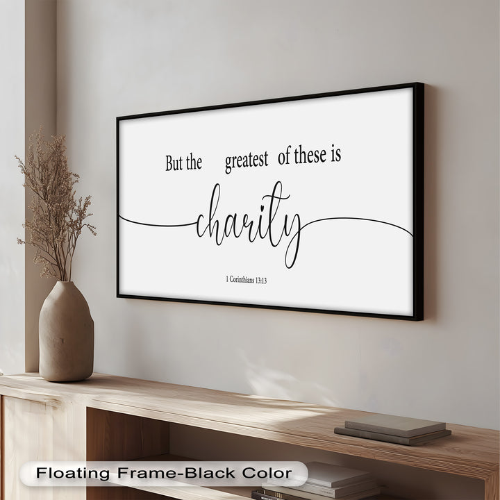 But the Greatest of These is Charity - Christian Oil Painting