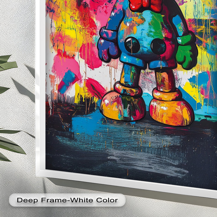 Color Riot Companion – KAWS Oil Painting