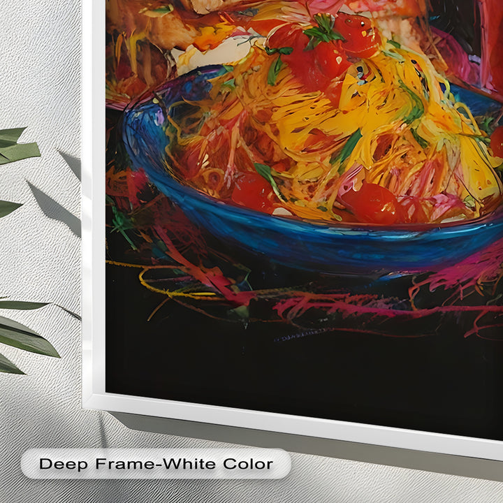 Gourmet-Sandwich und Pasta-Explosion - Food Painting