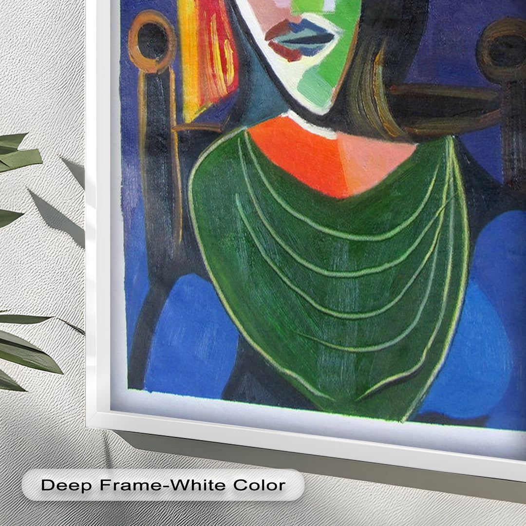 Woman in a Blue Hat – Picasso Oil Painting