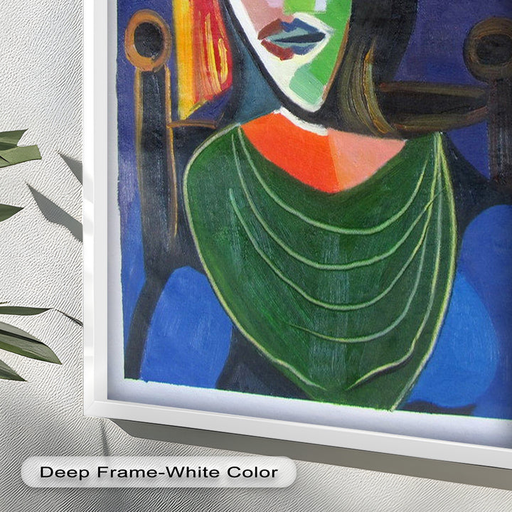 Woman in a Blue Hat – Picasso Oil Painting
