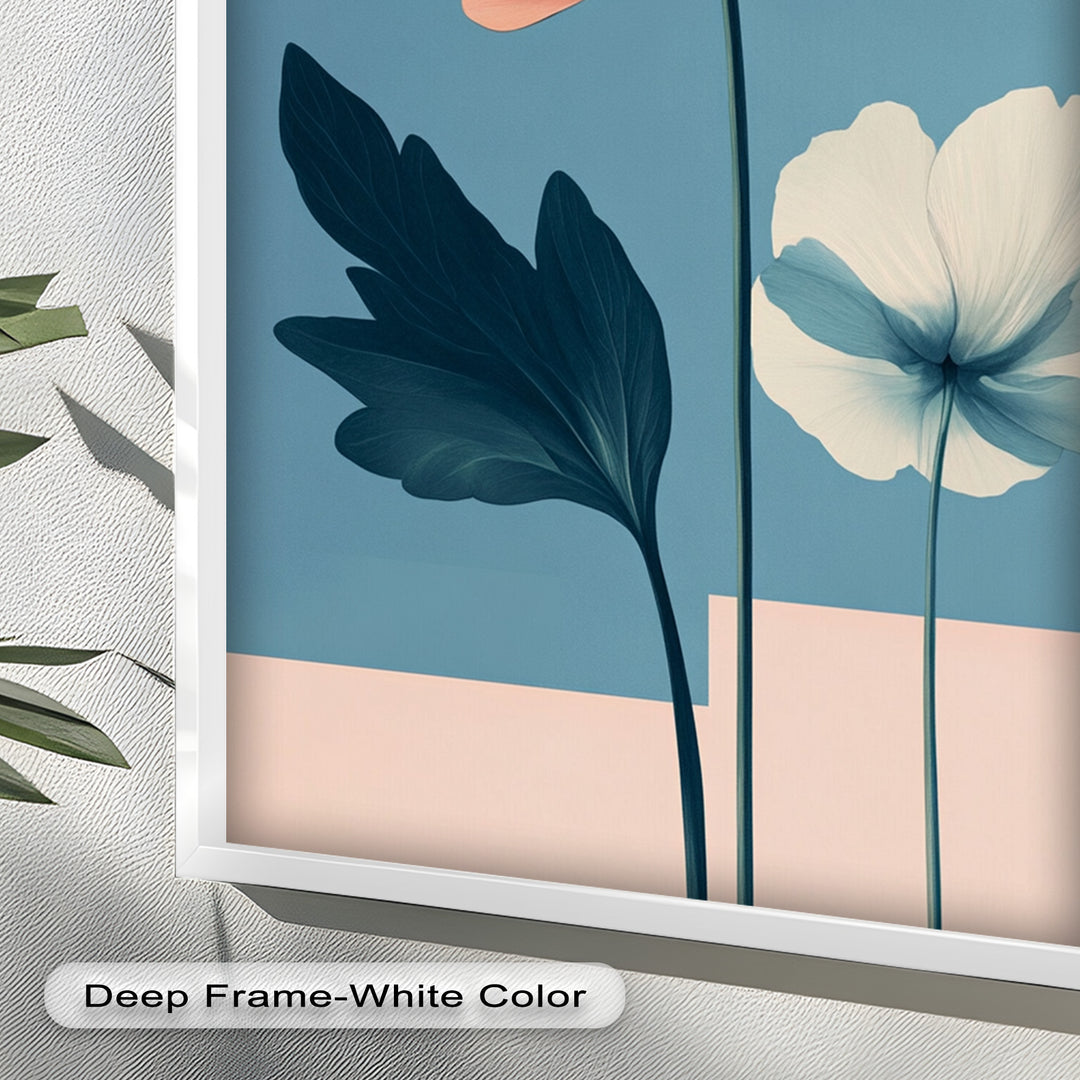 Serene Bloom – Boho Floral Oil Painting