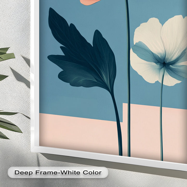 Serene Bloom – Boho Floral Oil Painting