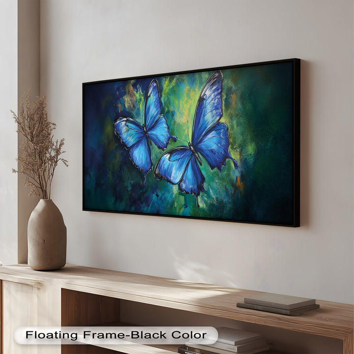 Dance of the Blues – Animal Oil Painting