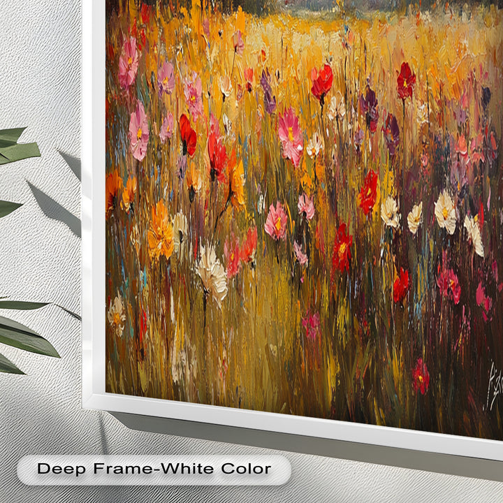 Wildflower Field – Floral Oil Painting