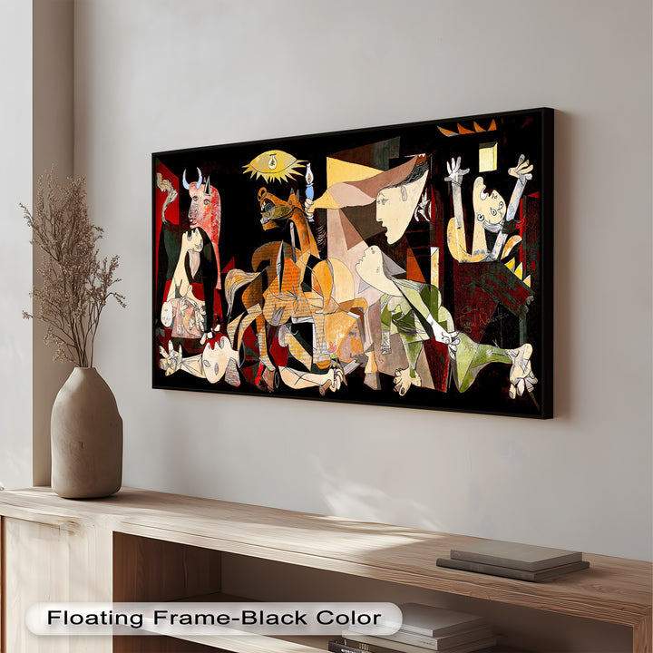 Fragmented Reflection – Abstract Portrait Picasso Oil Painting