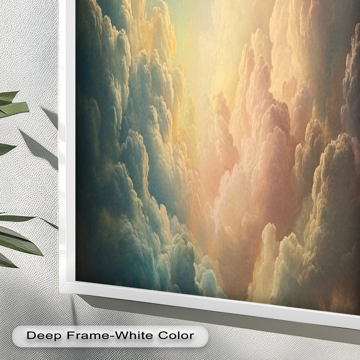 Heavenly Sky Glow – Modern Oil Painting