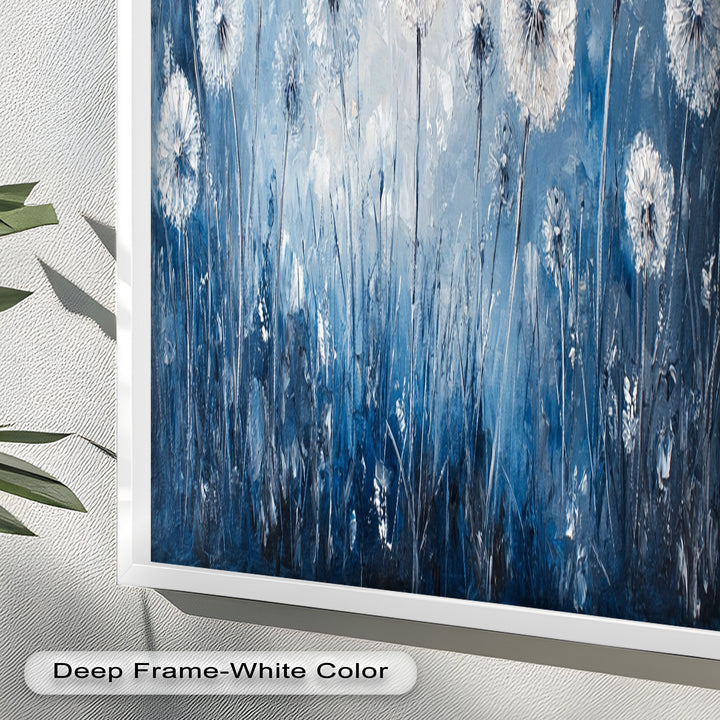 Dreamy Dandelion Field Wall Art – Floral Oil Painting
