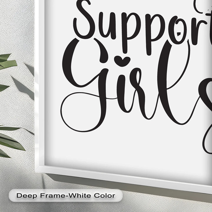 Girls Support Girls – Oil Painting - MyPhotoStation