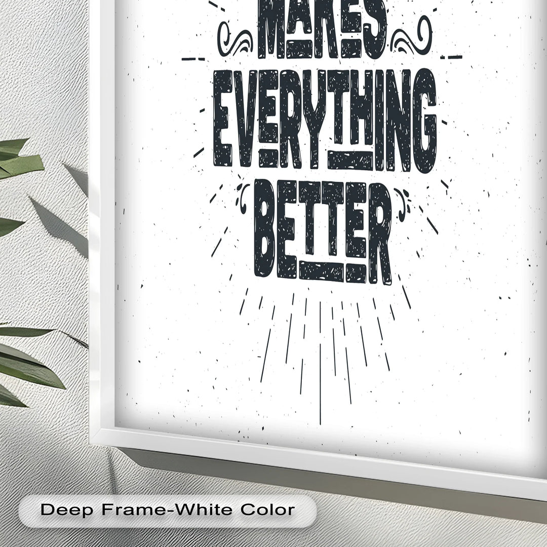 Coffee Makes Everything Better – Modern Oil Paintings - MyPhotoStation