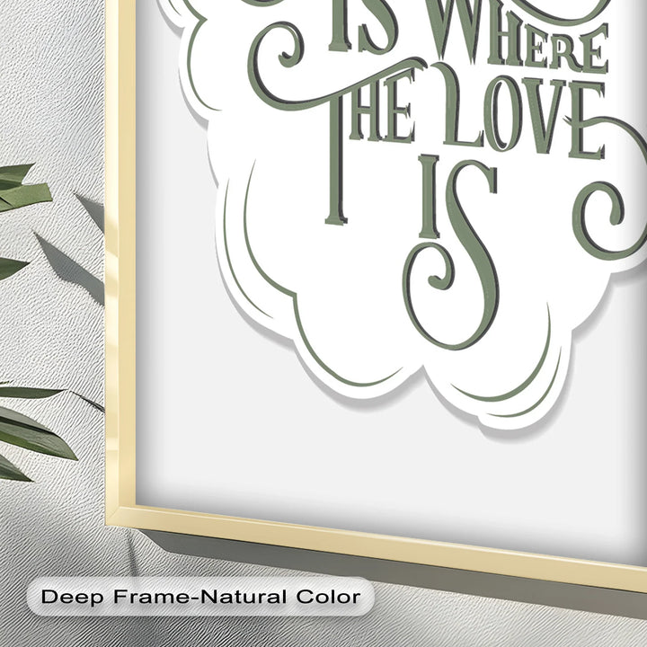 Home Is Where the Love Is – Oil Painting - MyPhotoStation