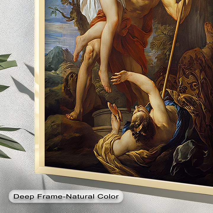 The Seizure of Beauty by Time – Mythological Renaissance Nude Oil Painting