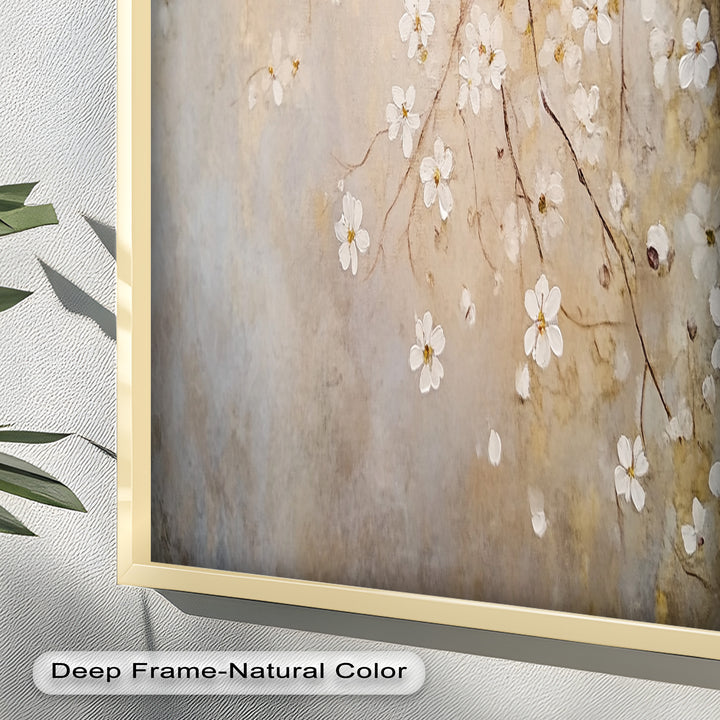Delicate Blossom Branch – Floral Oil Paintings