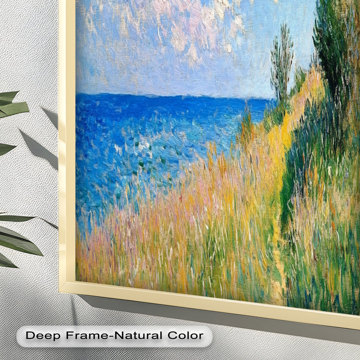 Seaside Landscape Impressionist - Modern Oil Painting