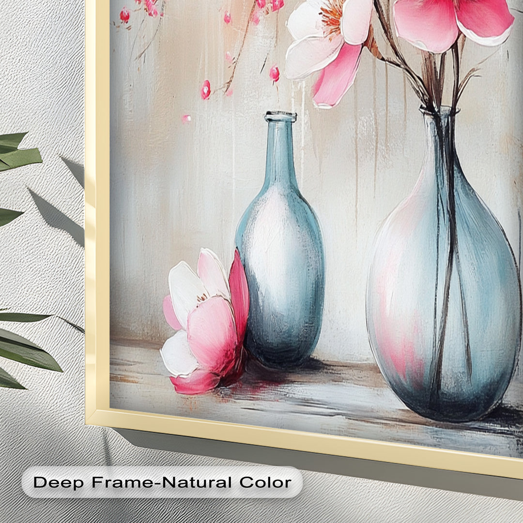 Soft Pink Magnolia - Flower Oil Painting
