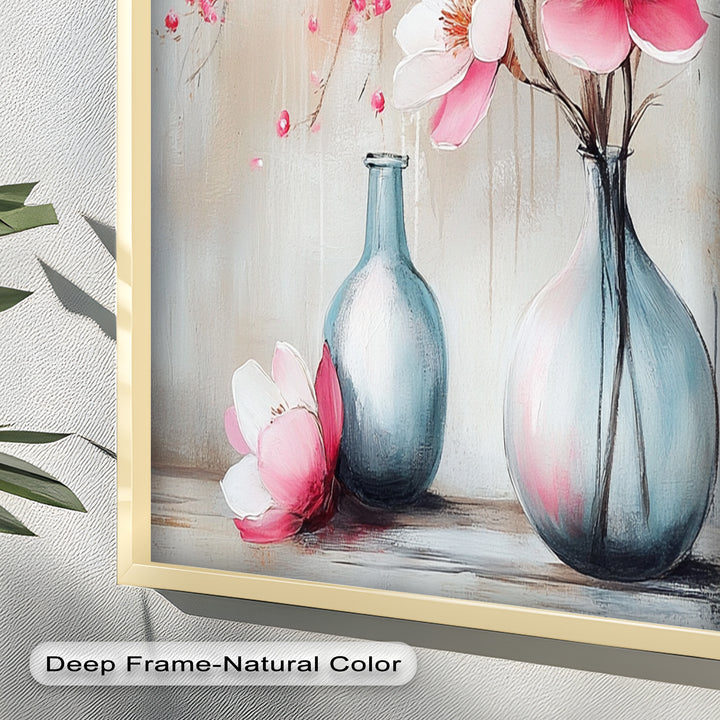 Soft Pink Magnolia - Flower Oil Painting